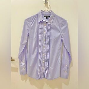 Banana Republic purple workwear blouse